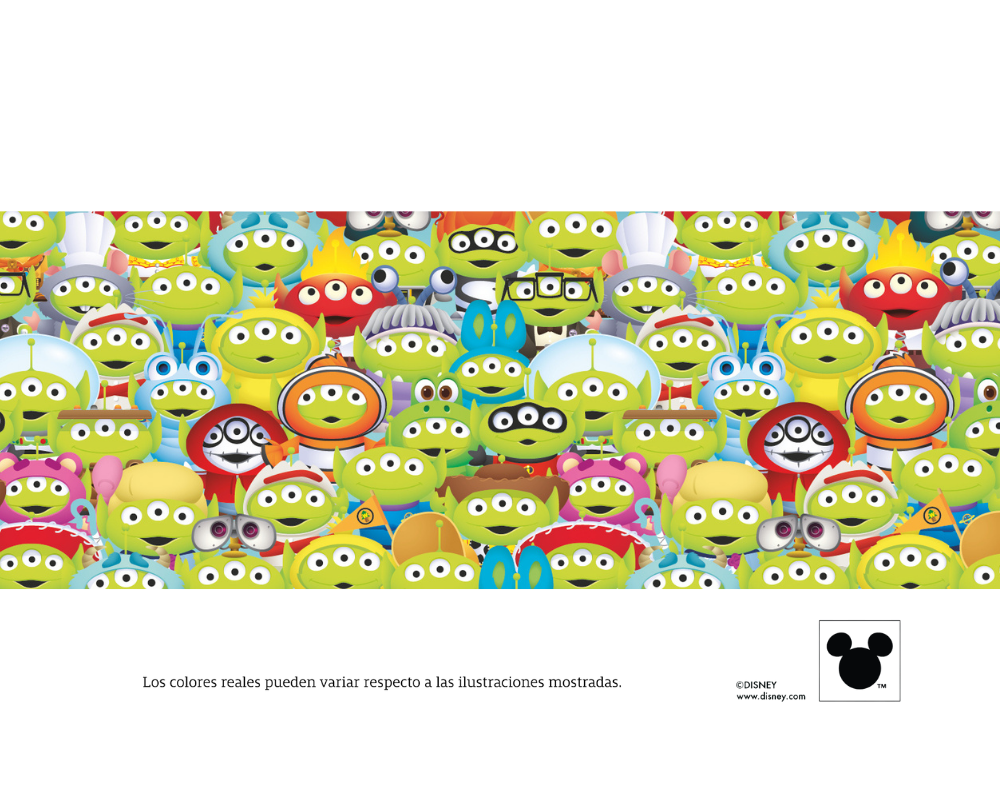 Maceta decorativa - Disney Pixar Aliens Toy Story: Rompecabezas 3D de Plástico 80 Piezas PieceRelax