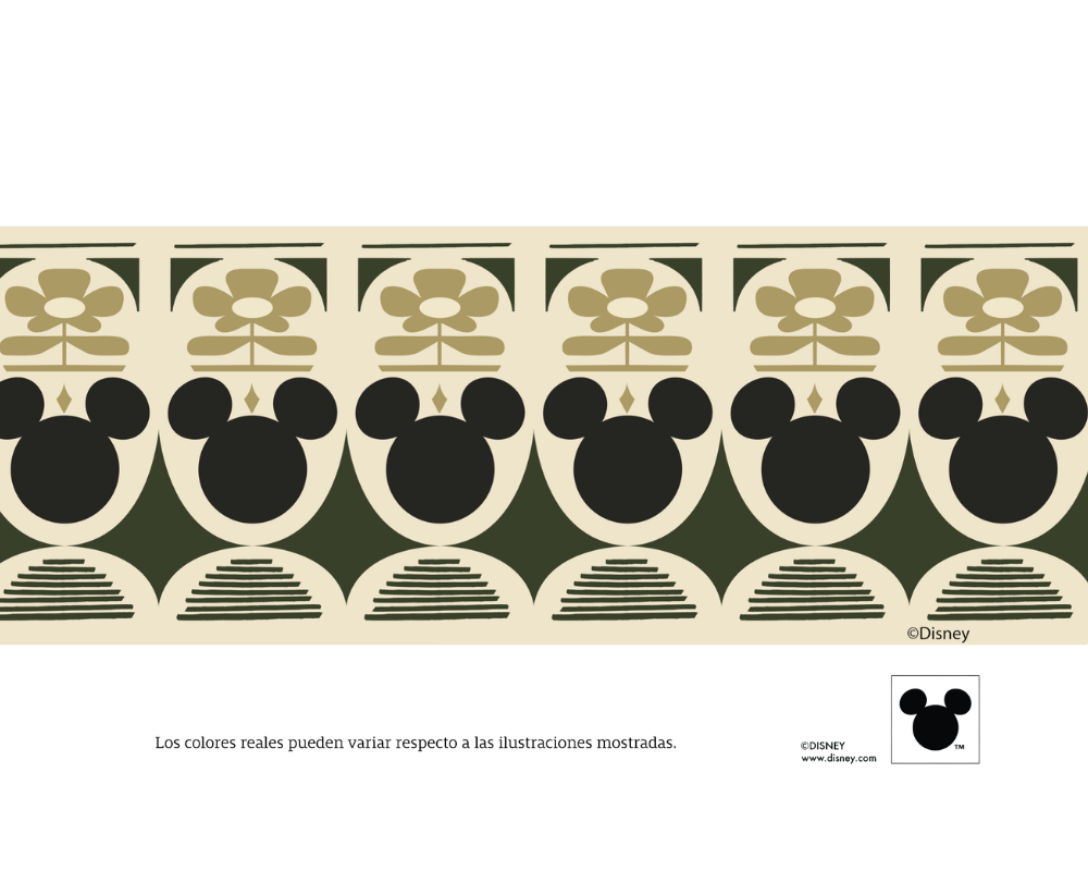 Maceta decorativa -Mickey Mouse Art Deco: Rompecabezas 3D de Plástico 80 Piezas PieceRelax