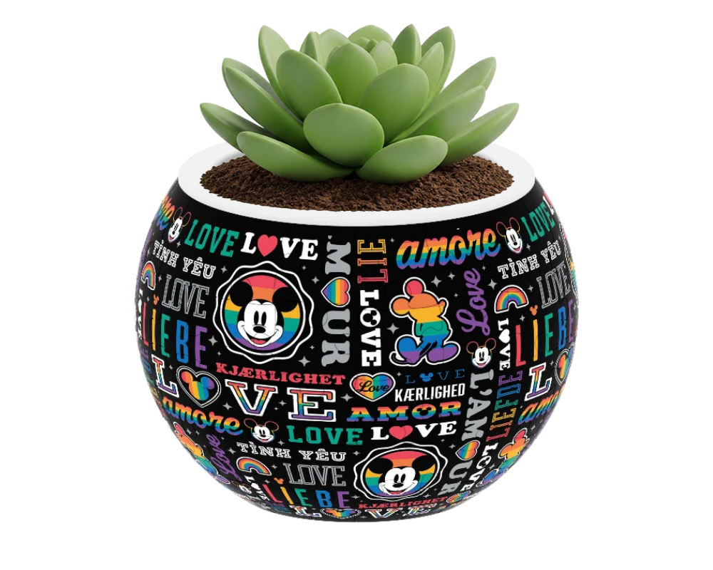 Maceta decorativa - Disney Mickey Pride Rompecabezas 3D de Plástico 80 Piezas PieceRelax