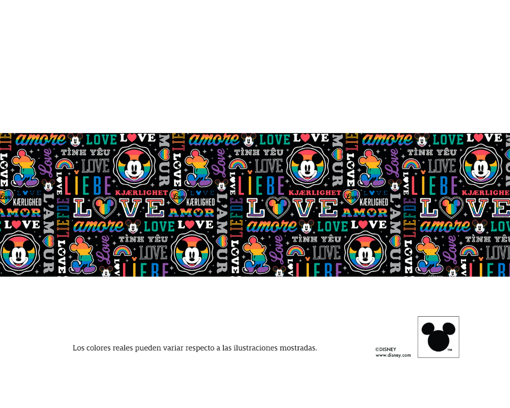 Maceta decorativa - Disney Mickey Pride Rompecabezas 3D de Plástico 80 Piezas PieceRelax
