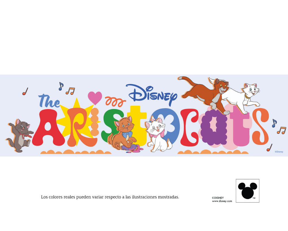 Maceta decorativa - Disney Aristogatos: Rompecabezas 3D de Plástico 80 Piezas PieceRelax