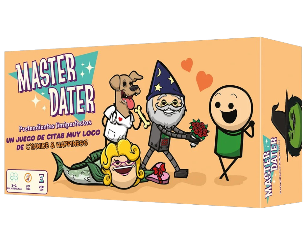 Master Dater Juego de Mesa en Español. Marca Asmodee