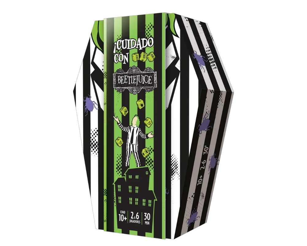 Cuidado con Beetlejuice Juego de Mesa en Español. Asmodee