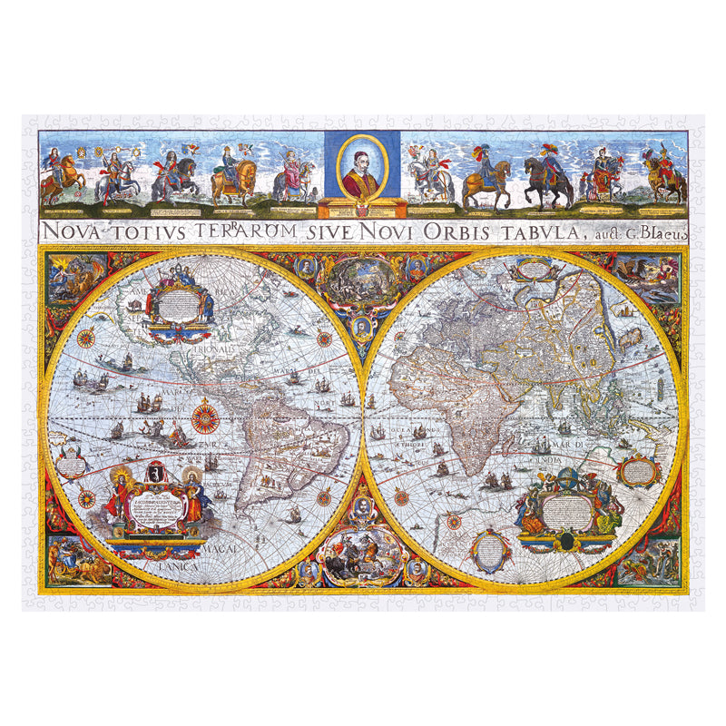 Mapa Antiguo: Rompecabezas 1000 Piezas Wooden City