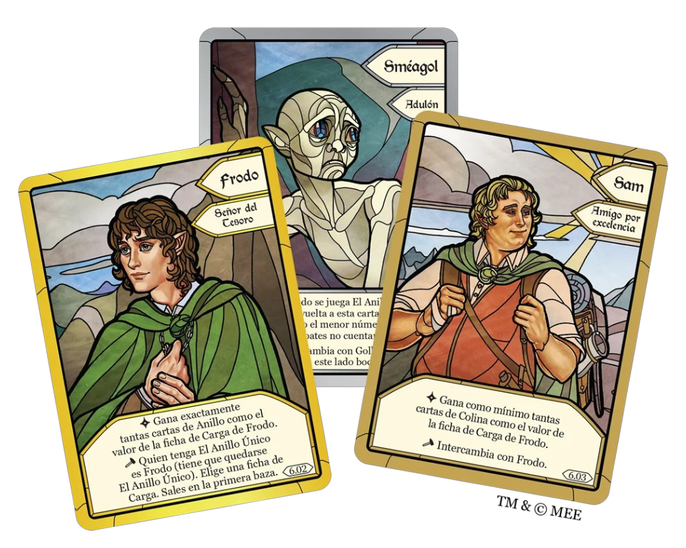 El Señor de los Anillos: Las Dos Torres El Juego de Bazas en Español. Asmodee