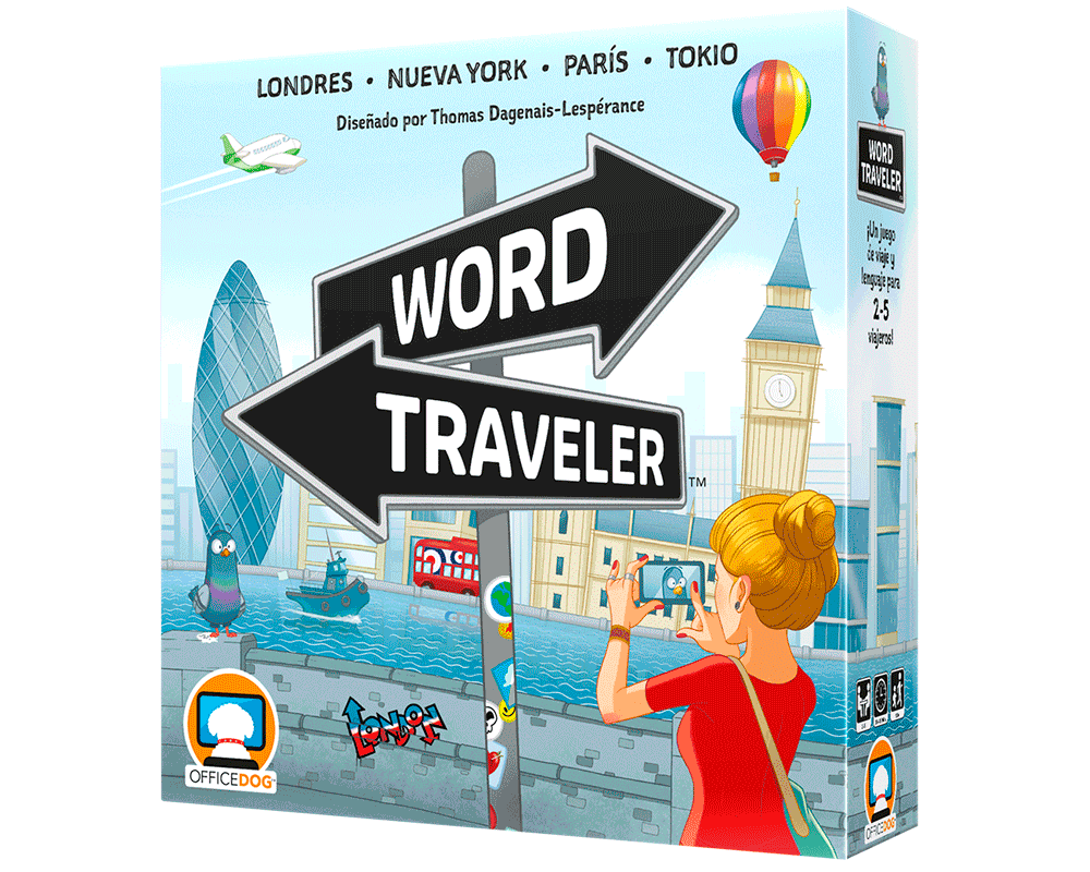 Word Traveler: Juego de Mesa Asmodee