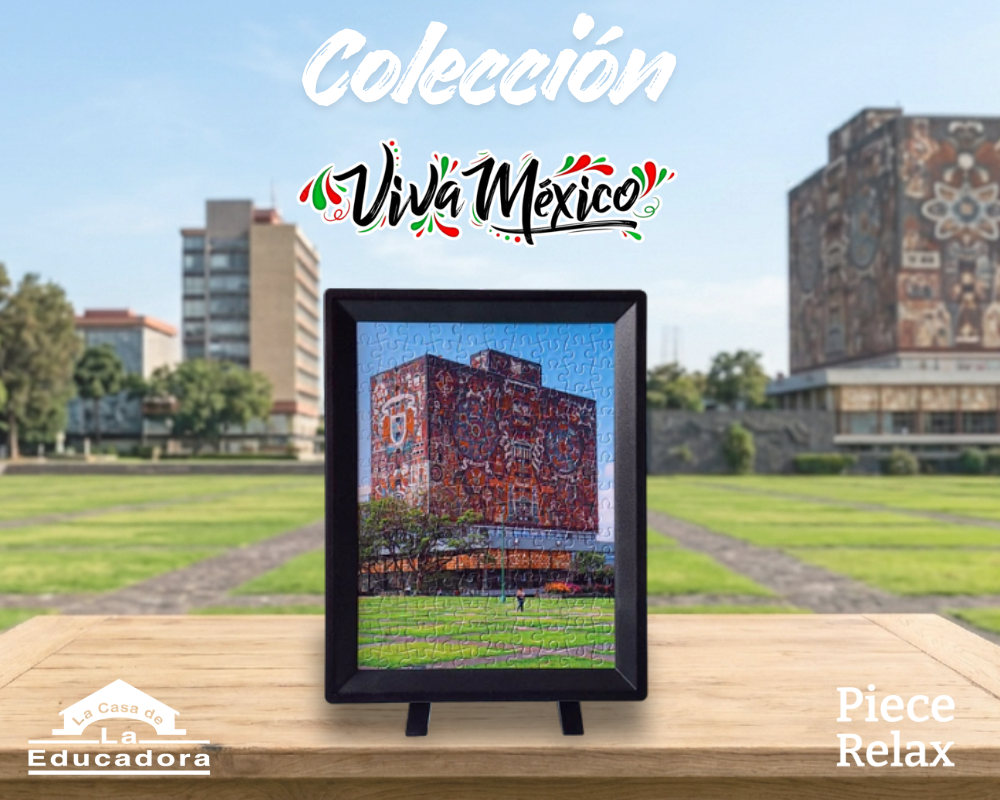 Biblioteca Central UNAM, Viva México: Rompecabezas 150 Piezas Miniatura PieceRelax