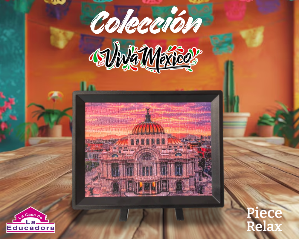 Palacio de Bellas Artes, Viva México: Rompecabezas 150 Piezas Miniatura PieceRelax