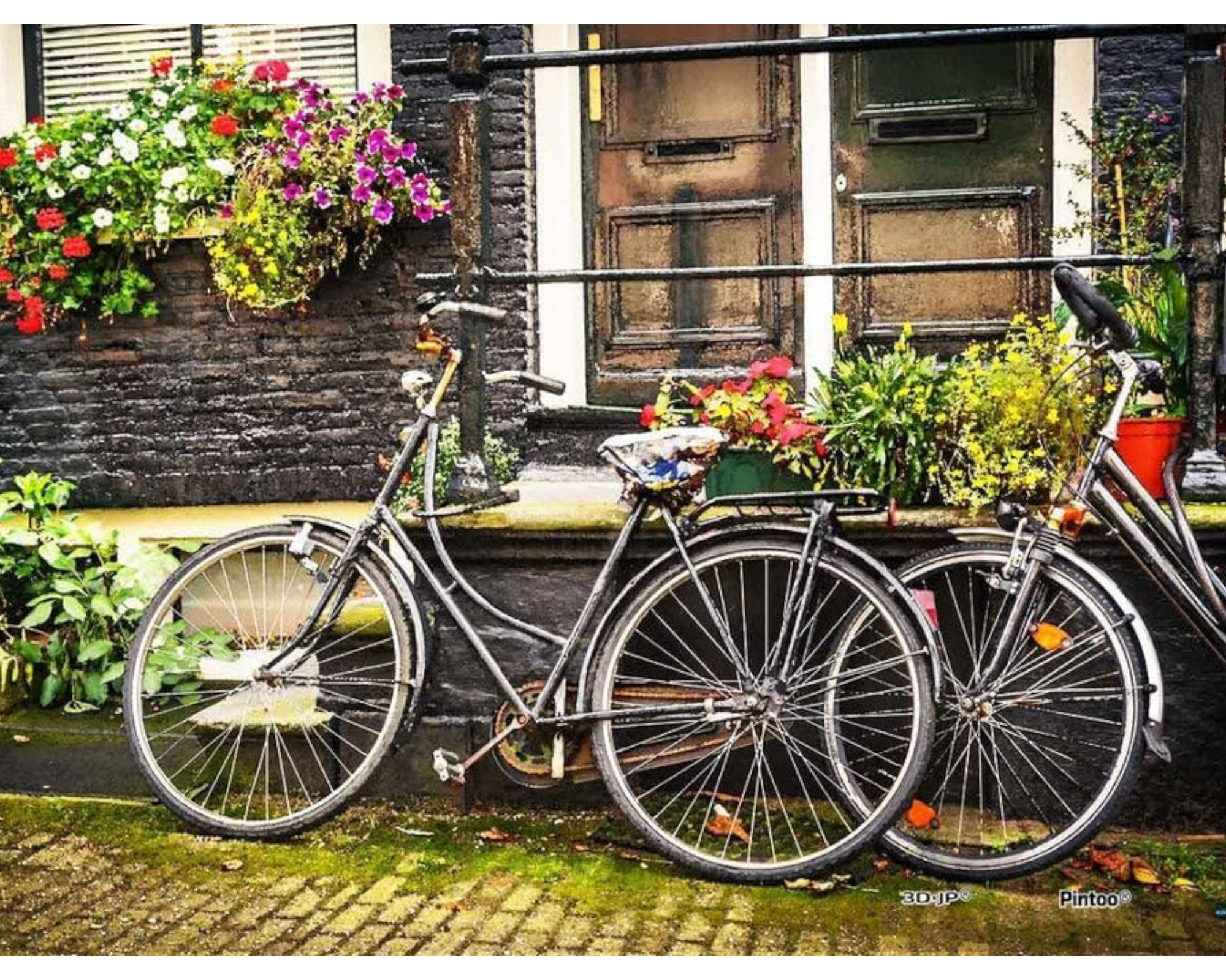 Bicicletas en Ámsterdam. 150 Piezas Miniatura PieceRelax