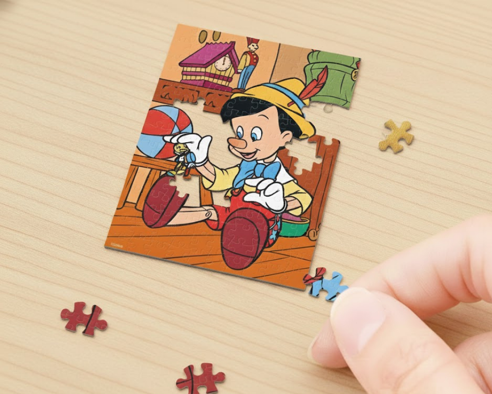 Rompecabezas Miniatura Pinocho 150 Piezas de Plástico Disney
