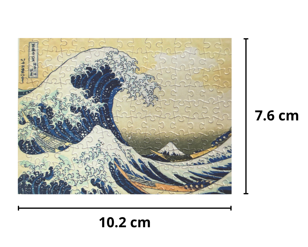 Katsushika Hokusai: La Gran Ola De Kanagawa Rompecabezas 150 Piezas Miniatura PieceRelax