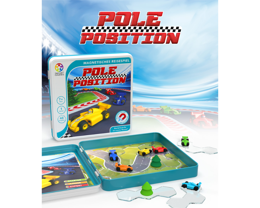Pole Position Caja de Metal: Juego de Lógica Smart Games
