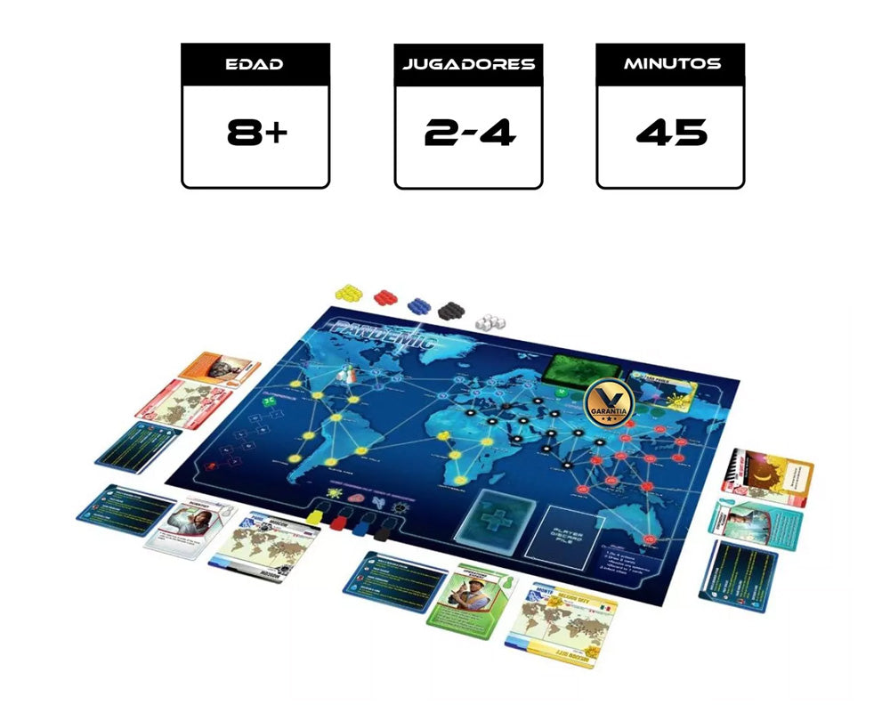 Pandemic en Español Juego de Mesa Asmodee