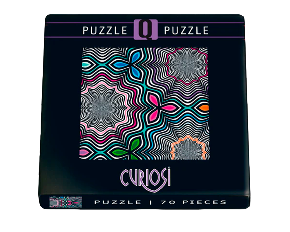 Mini Rompecabezas Q05_3 Gráficos Multicolor de 70 piezas: Curiosi