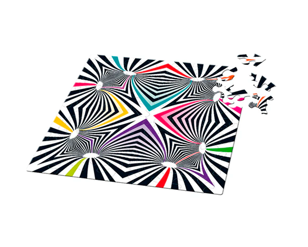 Mini Rompecabezas Q07_3 Gráficos Multicolor de 72 piezas: Curiosi
