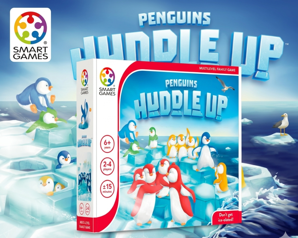 Penguins Huddle Up Juego de Lógica Smart Games