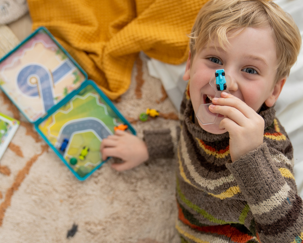 Pole Position Caja de Metal: Juego de Lógica Smart Games