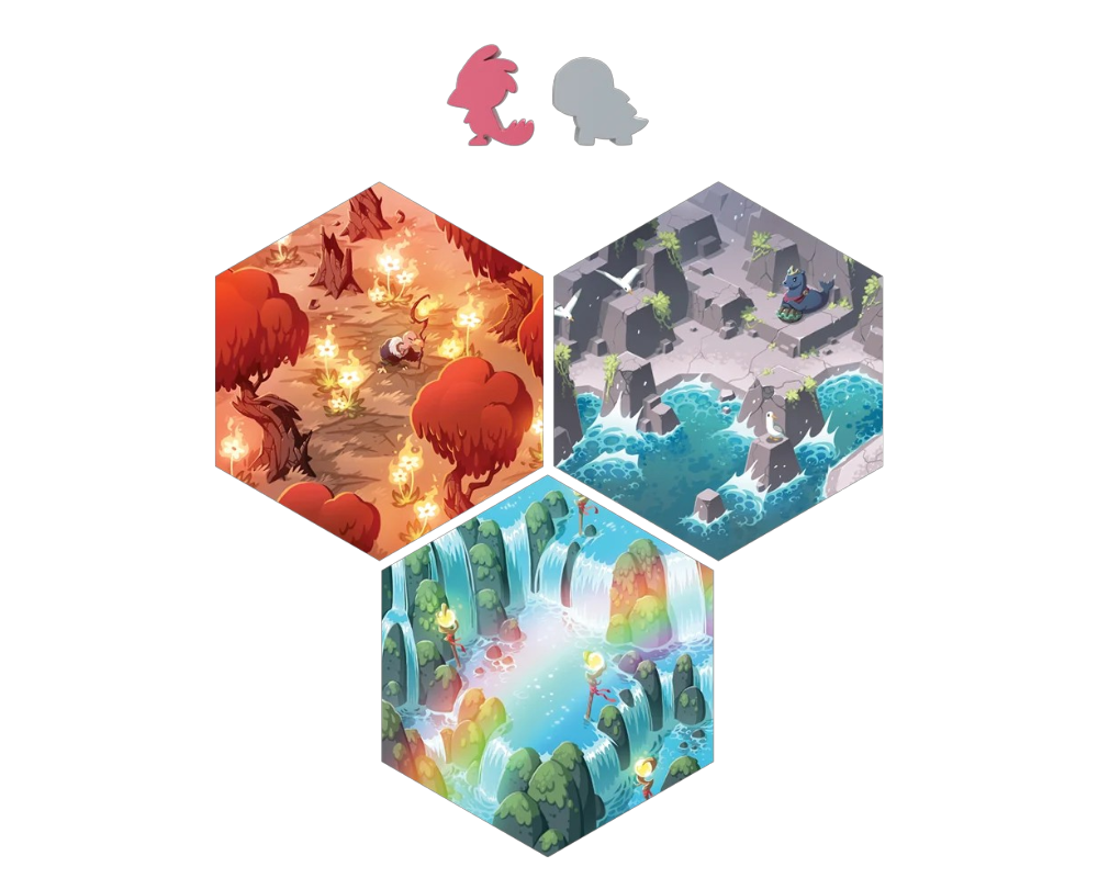 Criaturas de la Sombra Expansión Roca Fundida en Español. Asmodee