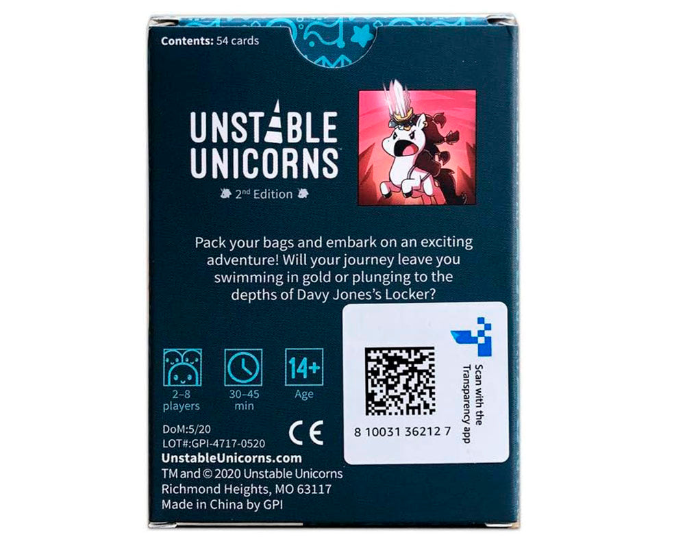 Unstable Unicorns Aventuras: Juego de Mesa Asmodee