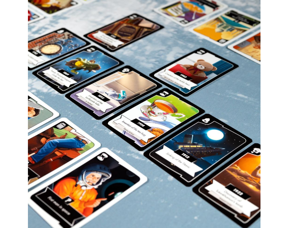 Timeline Twist Juego de Mesa en Español. Asmodee