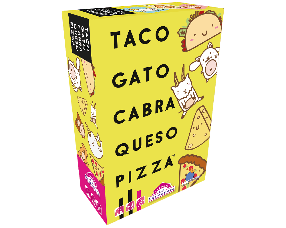 Taco, Gato, Cabra, Queso, Pizza En Español Blue Orange ™