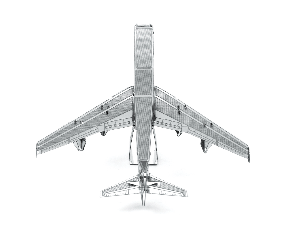 Jet Comercial: Rompecabezas Metálico 3D Fascinations