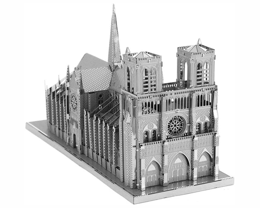 Notre Dame: Rompecabezas Metálico 3D Fascinations