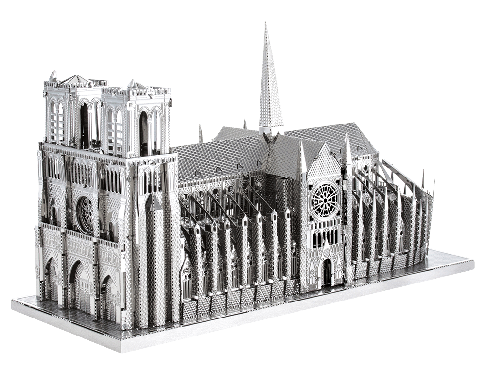 Notre Dame: Rompecabezas Metálico 3D Fascinations