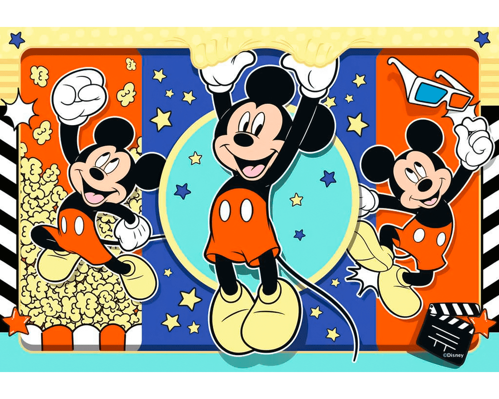 Disney - Mickey Mouse: Rompecabezas 2 x 24 Piezas Ravensburger