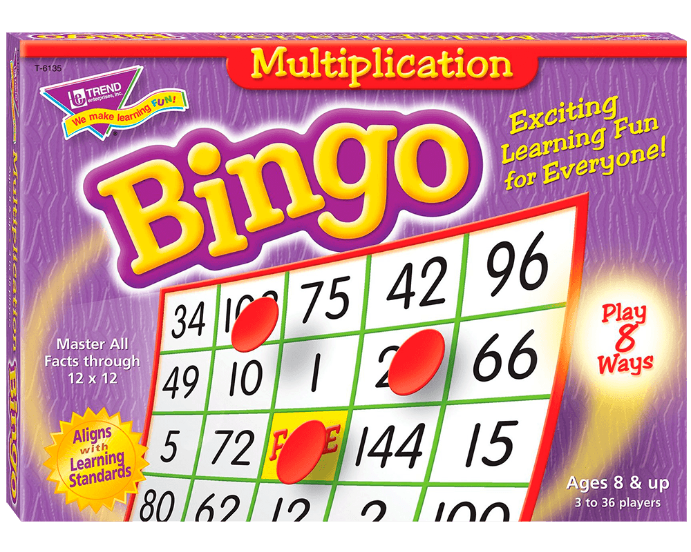 Multiplicación: Bingo Trend