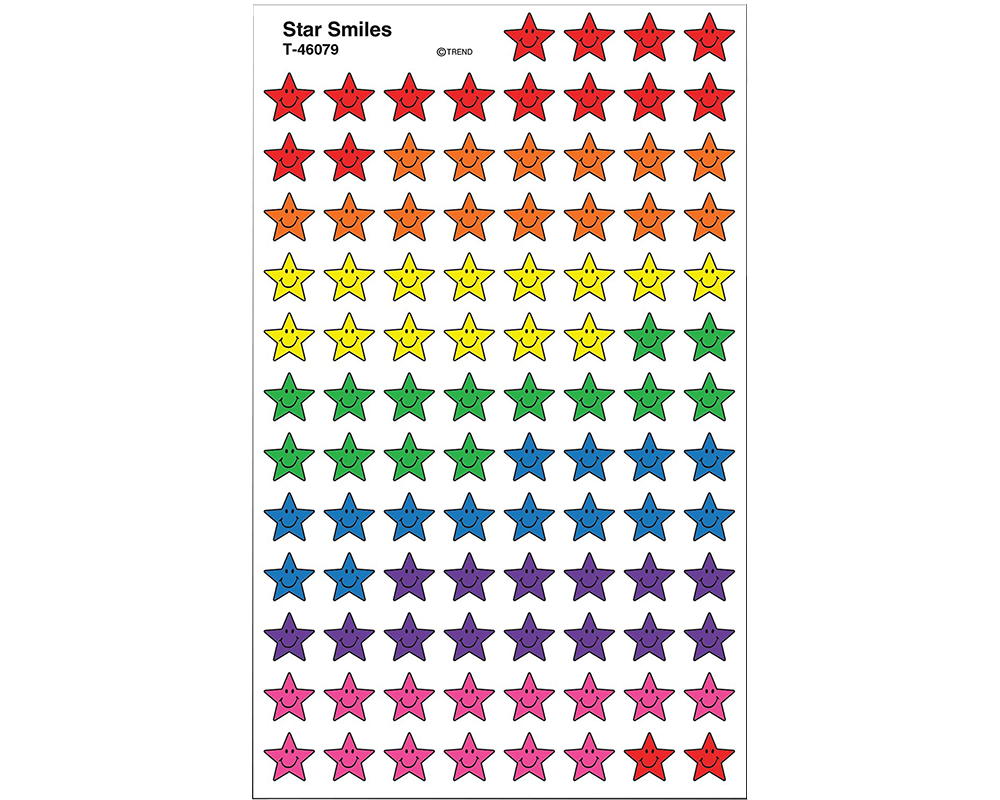Estrellas De Colores: Calcomanías Trend