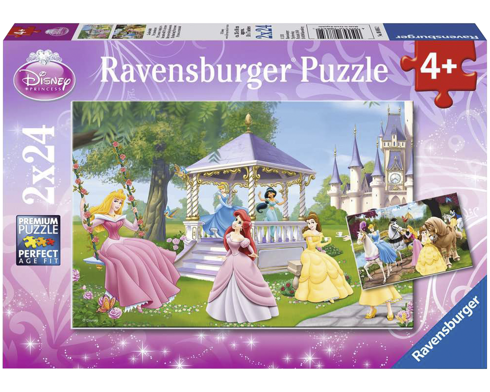 Princesas Mágicas: Rompecabezas 2 x 24 Piezas Ravensburger
