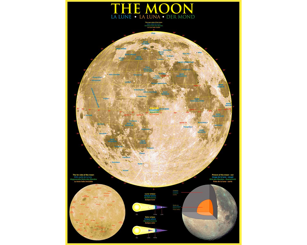 La Luna: Rompecabezas 1000 Piezas Eurographics