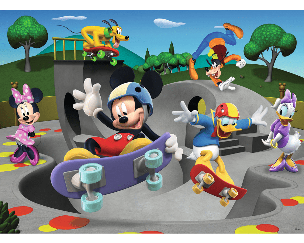 Skatepark Mickey y sus Amigos: Rompecabezas 100 Piezas Ravensburger