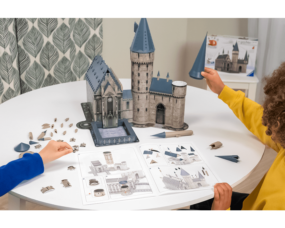 Castillo Hogwarts: Rompecabezas Plástico 3D Ravensburger