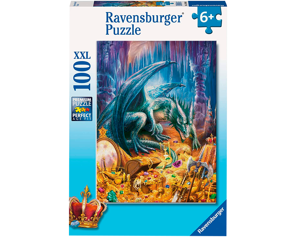 El Tesoro del Dragón: Rompecabezas 100 Piezas XXL Ravensburger