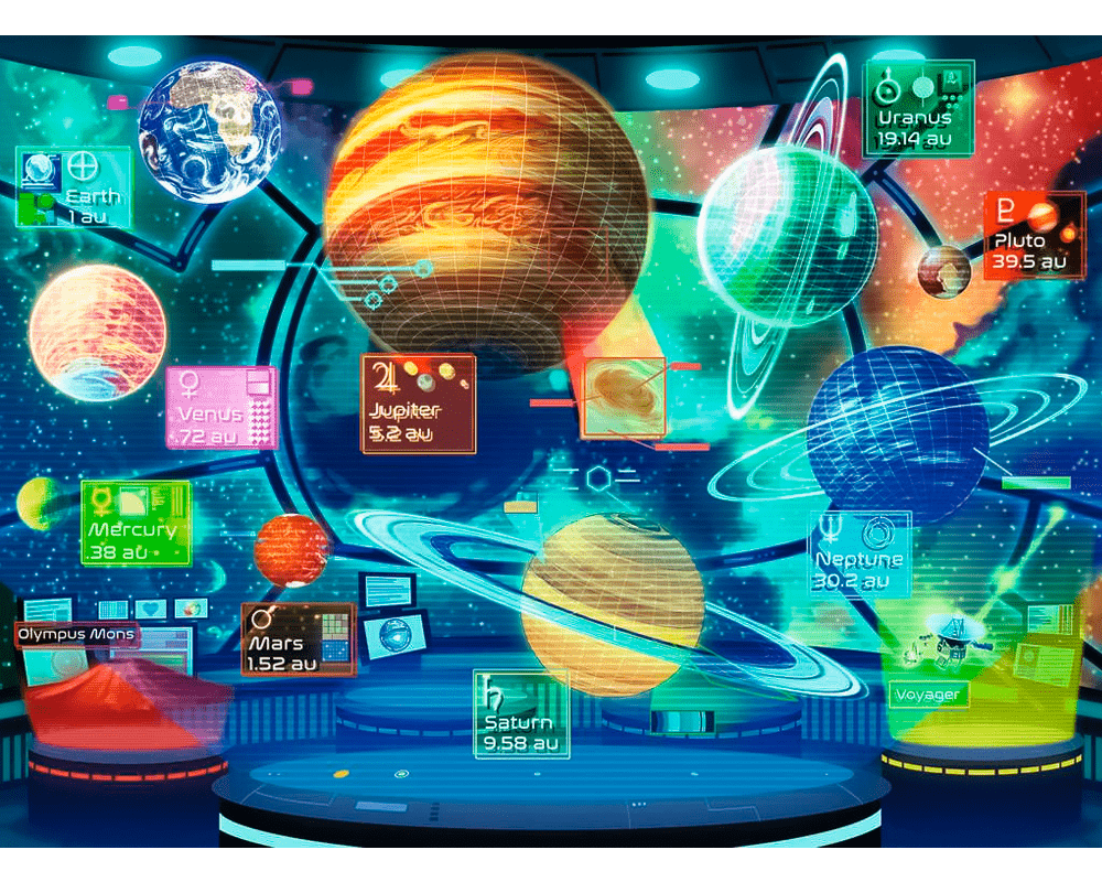 Holograma de Planetas: Rompecabezas 300 Piezas XXL Ravensburger