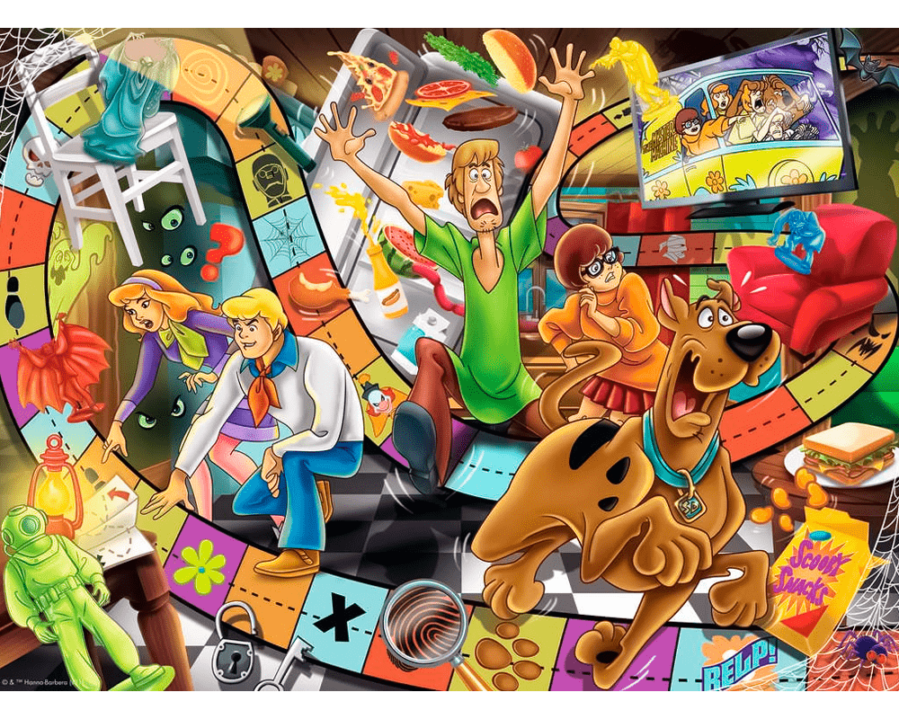 Scooby Doo - Juego Embrujado: Rompecabezas 200 Piezas XXL Ravensburger