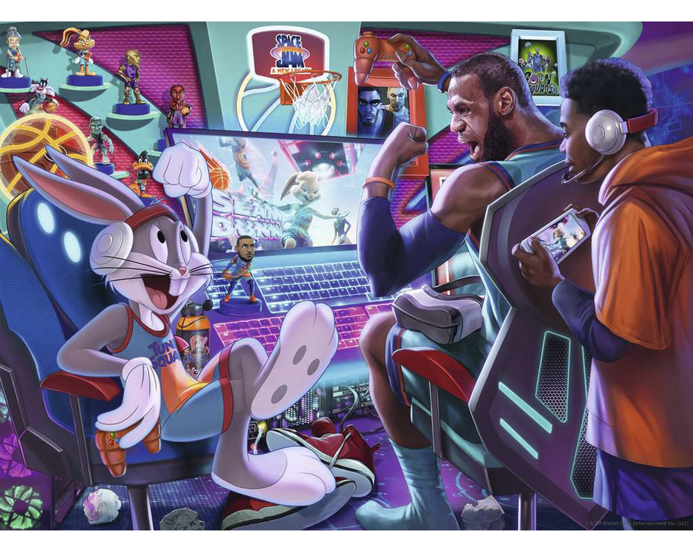 Bugs Bunny - Space Jam Gamestation: Rompecabezas 300 Piezas XXL Ravensburger
