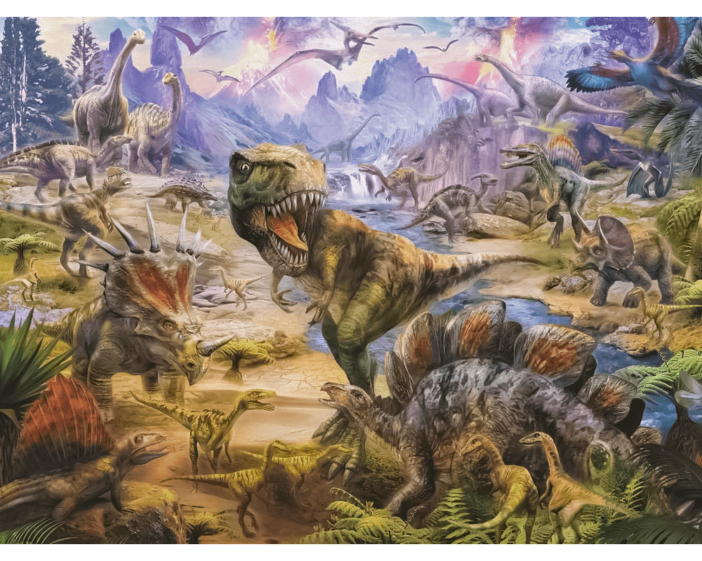 Dinosaurios Gigantes: Rompecabezas 300 Piezas XXL Ravensburger