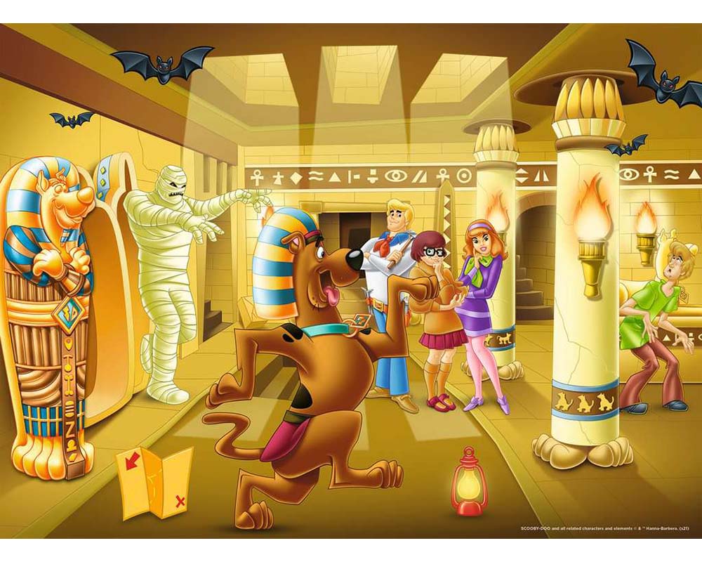 Scooby Doo Mundo Egipcio Rompecabezas de 100 Piezas XXL Ravensburger
