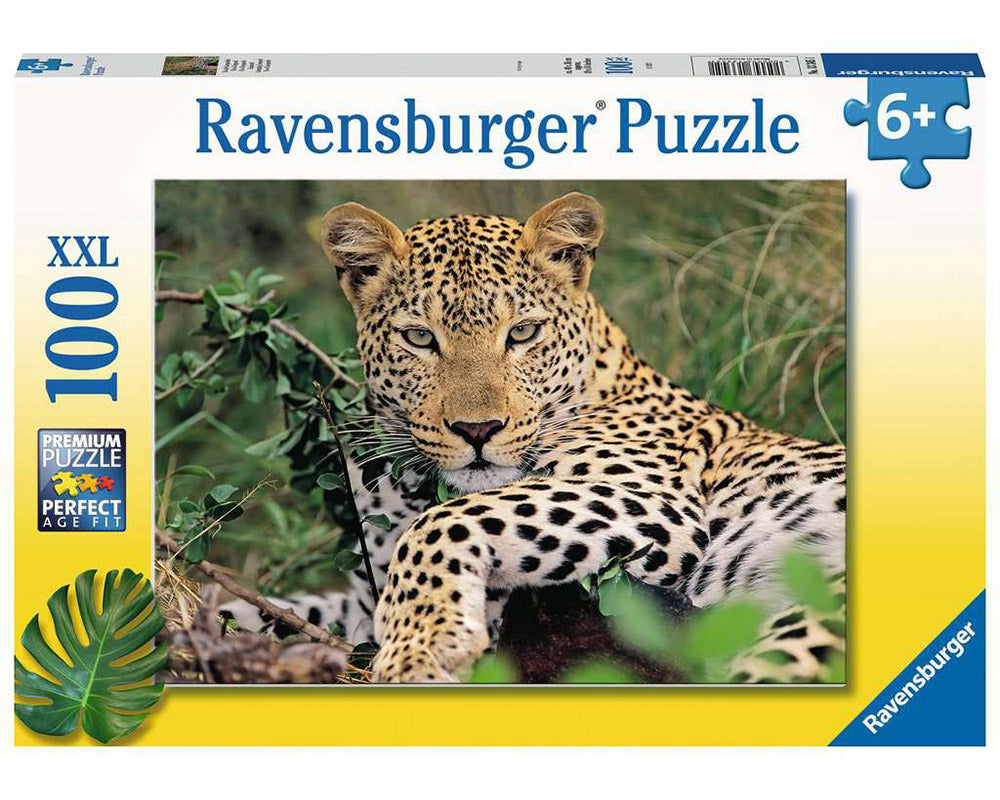 Leopardo Rompecabezas 100 Piezas XXL Ravensburger