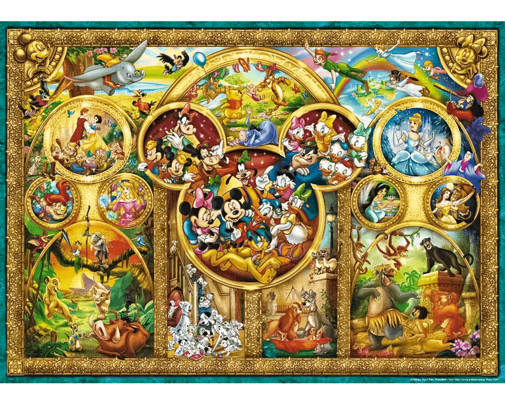 La Familia de Disney: Rompecabezas 500 Piezas Ravensburger