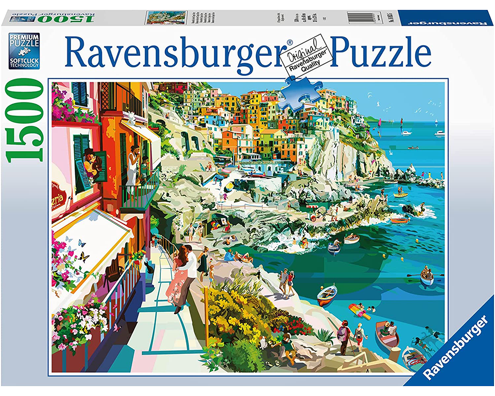 Romance en Cinque Terre: Rompecabezas 1500 Piezas Ravensburger