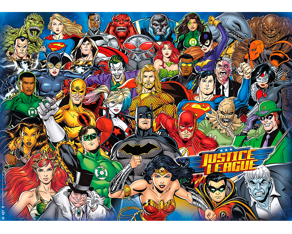 Challenge - DC Comics: Rompecabezas 1000 Piezas Ravensburger
