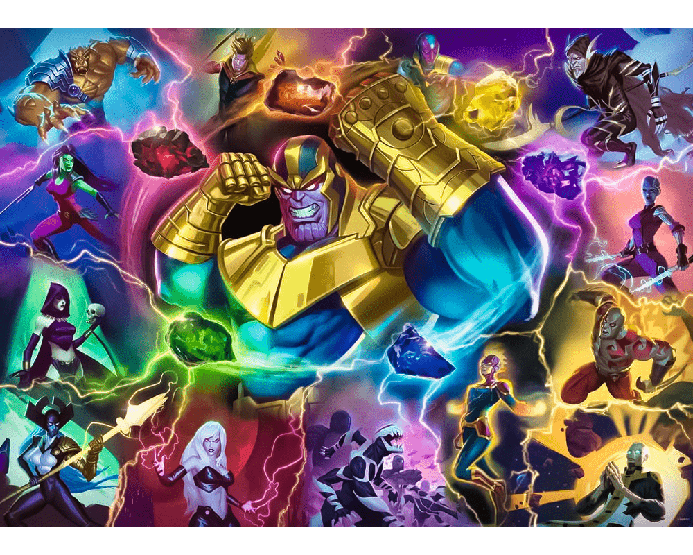 Marvel Villanos - Thanos: Rompecabezas 1000 Piezas Ravensburger