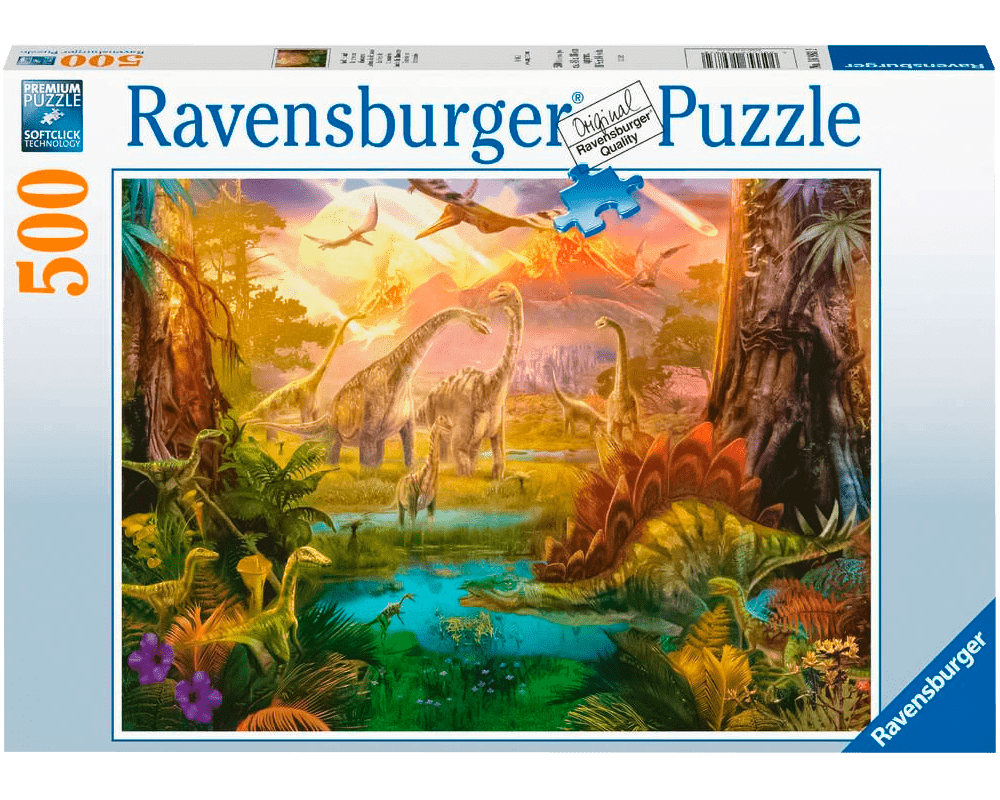 Tierra de Dinosaurios: Rompecabezas 500 Piezas Ravensburger