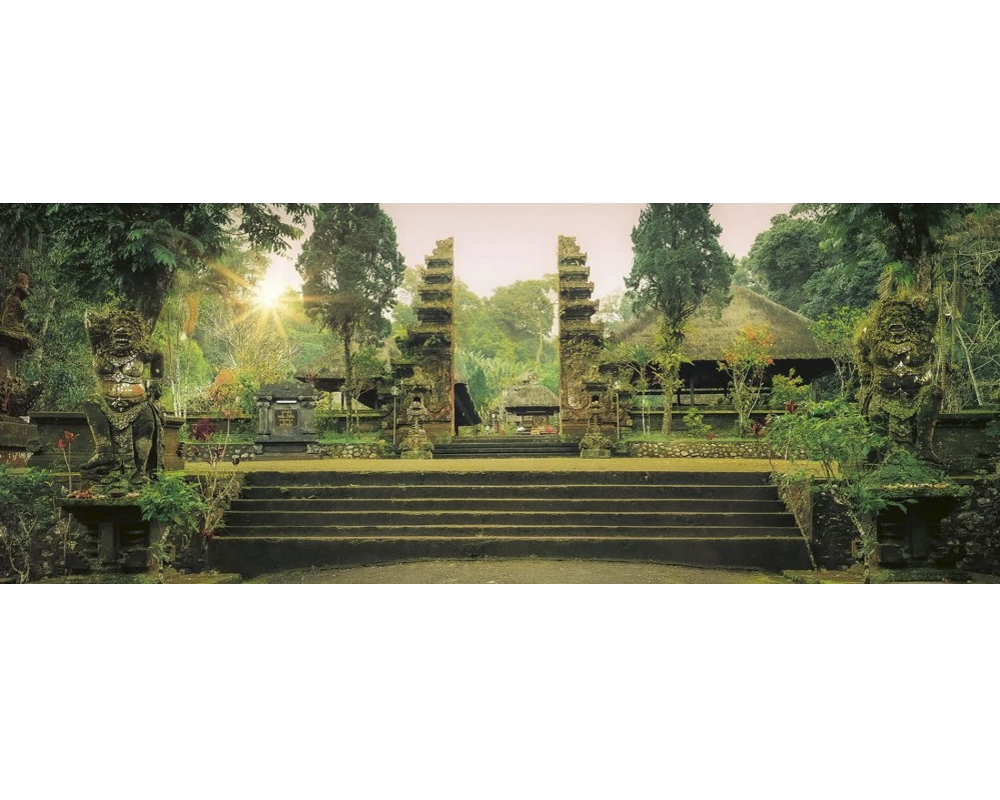 Templo Luhur Batukaru, Bali, Indonesia: Rompecabezas 1000 Piezas Panorámico Ravensburger