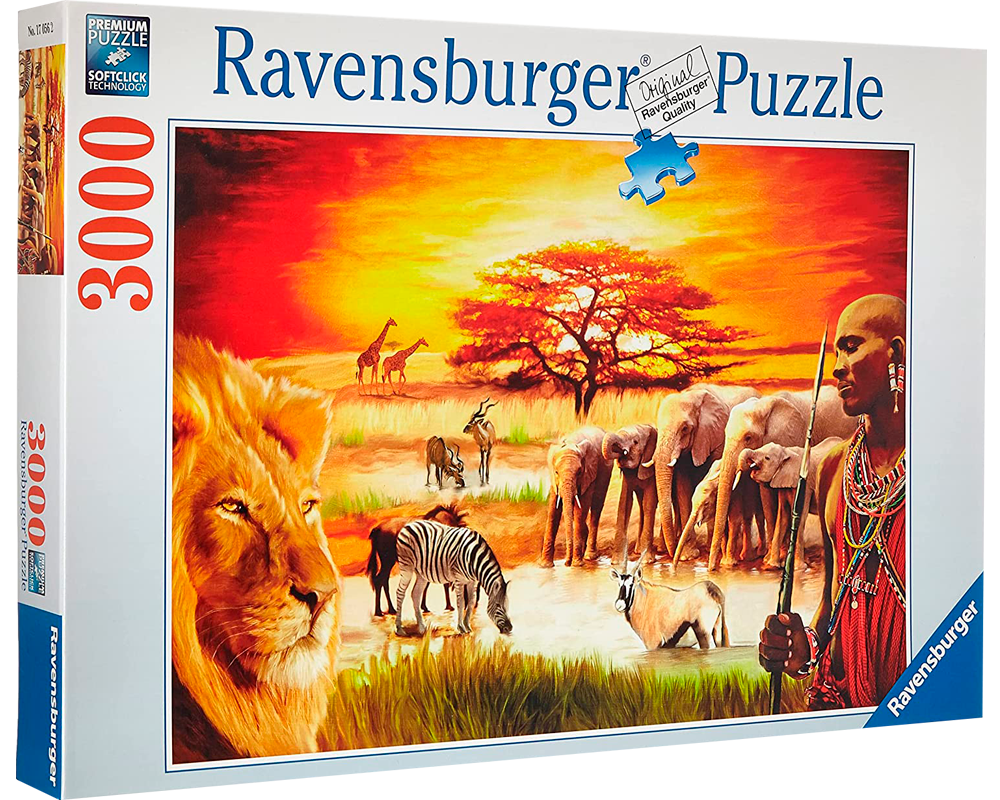 Sabana Masai Mara: Rompecabezas 3000 Piezas Ravensburger