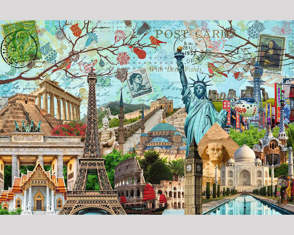 Collage Grandes Ciudades Rompecabezas 5000 Piezas Ravensburger